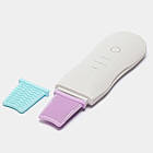 Ультразвуковий скрабер для чищення обличчя, від USB, MGE-008 / Бездротовий апарат для чищення пор обличчя, фото 5