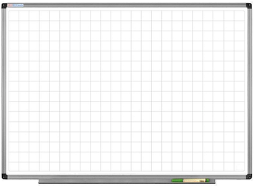 Дошка в клітинку для маркера магнітна одноелементна, 45х60см шкільна офісна Bomba💣