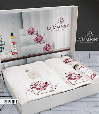 Подарунковий набір рушників La Maison, 3 шт. з ароматом Rayme (3 шт)
