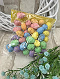 Набір яєць пінопластових для декору, h 2 см, 50 шт\уп, фото 4