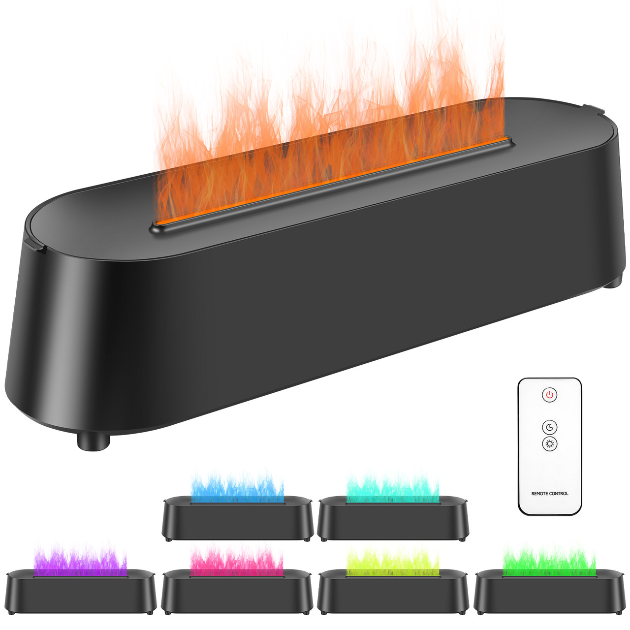 Зволожувач повітря з ефектом полум'я Flame Diffuser Humidifier, фото 1