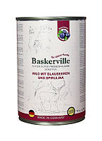 Консервированный корм Baskerville Sensitive для собак Оленина с черникой и спирулиной 400г