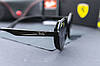 Сонцезахисні окуляри RAY BAN Ferrari поляризаційні UV400 (арт. 3703) чорна лінза/чорна оправа, фото 8