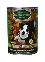 Консервированный корм Baskerville для собак с бараниной 400 г