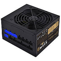 SilverStone Блок живлення Strider Gold S (650W) 80+ Gold 120мм 1xMB 24pin(20+4) 1xCPU 8pin(4+4) 6xMolex 3xSATA