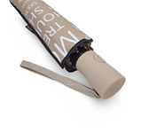 Парасолька Toprain 593 Words напівавтомат жіноча на 9 спиць (88924S-E) Бежевий, фото 4