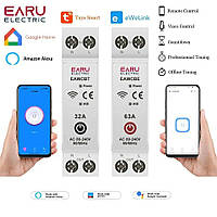 1p+N 63 wi-fi smart розумний вимикач таймер голосовий контроль