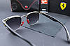 Сонцезахисні окуляри RAY BAN Ferrari поляризаційні UV400 (арт. 3698) чорний градієнт/срібна оправа, фото 3