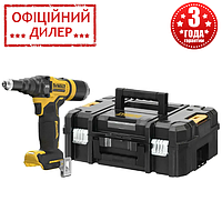 Заклёпочник аккумуляторный бесщёточный DeWALT DCF403NT (Без АКБ и ЗУ, 18 В, 4.8 мм) PAK