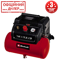 Компрессор безмасляный Einhell TC-AC 190/6/8 OF (1200Вт,190 л/мин,8 бар,6 л) для дома и дачи для гаража tsh