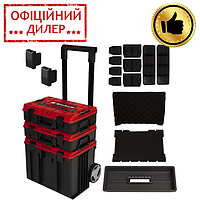 Комплект пластиковых кейсов Einhell E-Case Tower Ящик для инструментов для дома дачи автосервиса сто TSH