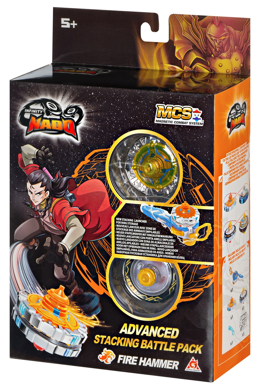 Infinity Nado Дзиґа Auldey Infinity Nado V серія Advanced Edition Fire Hammer Вогняний Молот