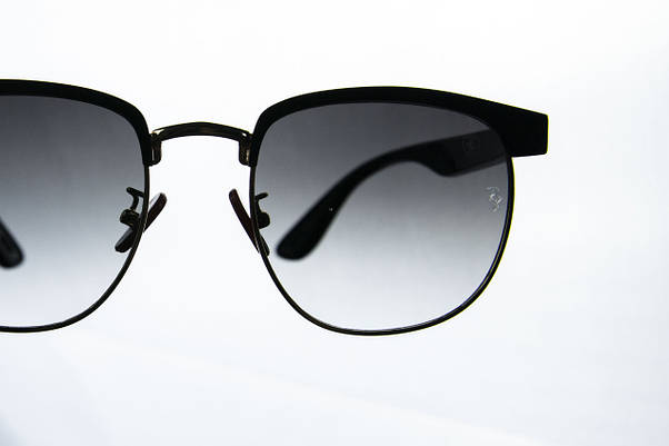 Сонцезахисні окуляри RAY BAN Ferrari поляризаційні UV400 (арт. 3698) золота оправа/лінза градієнт, фото 4