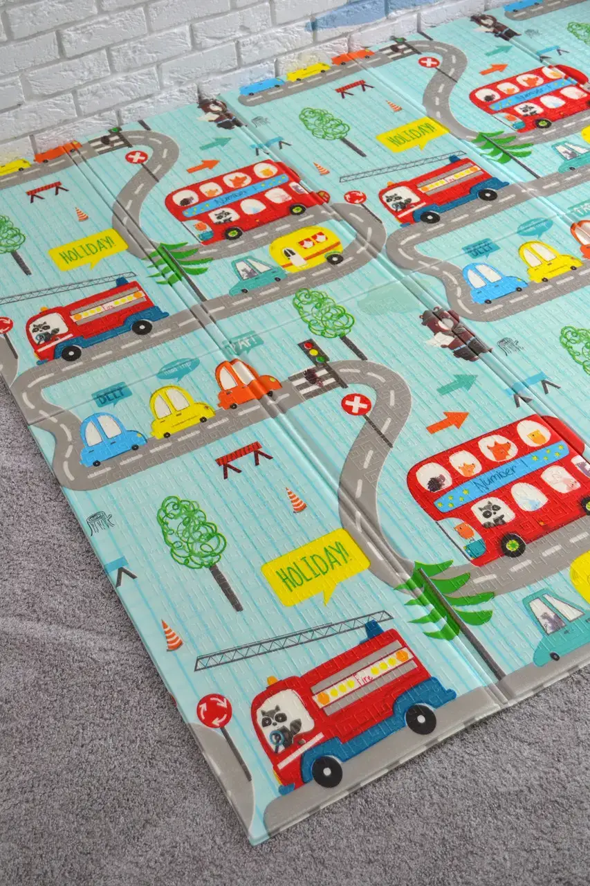 Термокилимок складний 0586 XPE 180*150 см, Лондон, фото 1