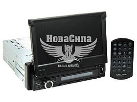 Автомагнітола 1-DIN (Cyclone) (USB+AUX+FM-card-MP-3) (MP-7056) (з сенсорним монітором)   MP-7056