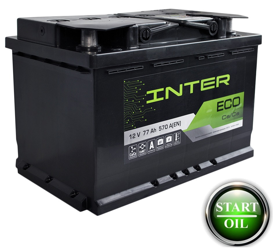 АКБ INTER Eco 77ah 570A R+