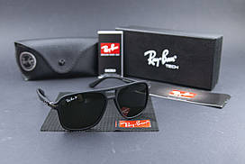 Сонцезахисні окуляри RAY BAN поляризаційні UV400 (арт. RB4184) зелені/чорна оправа