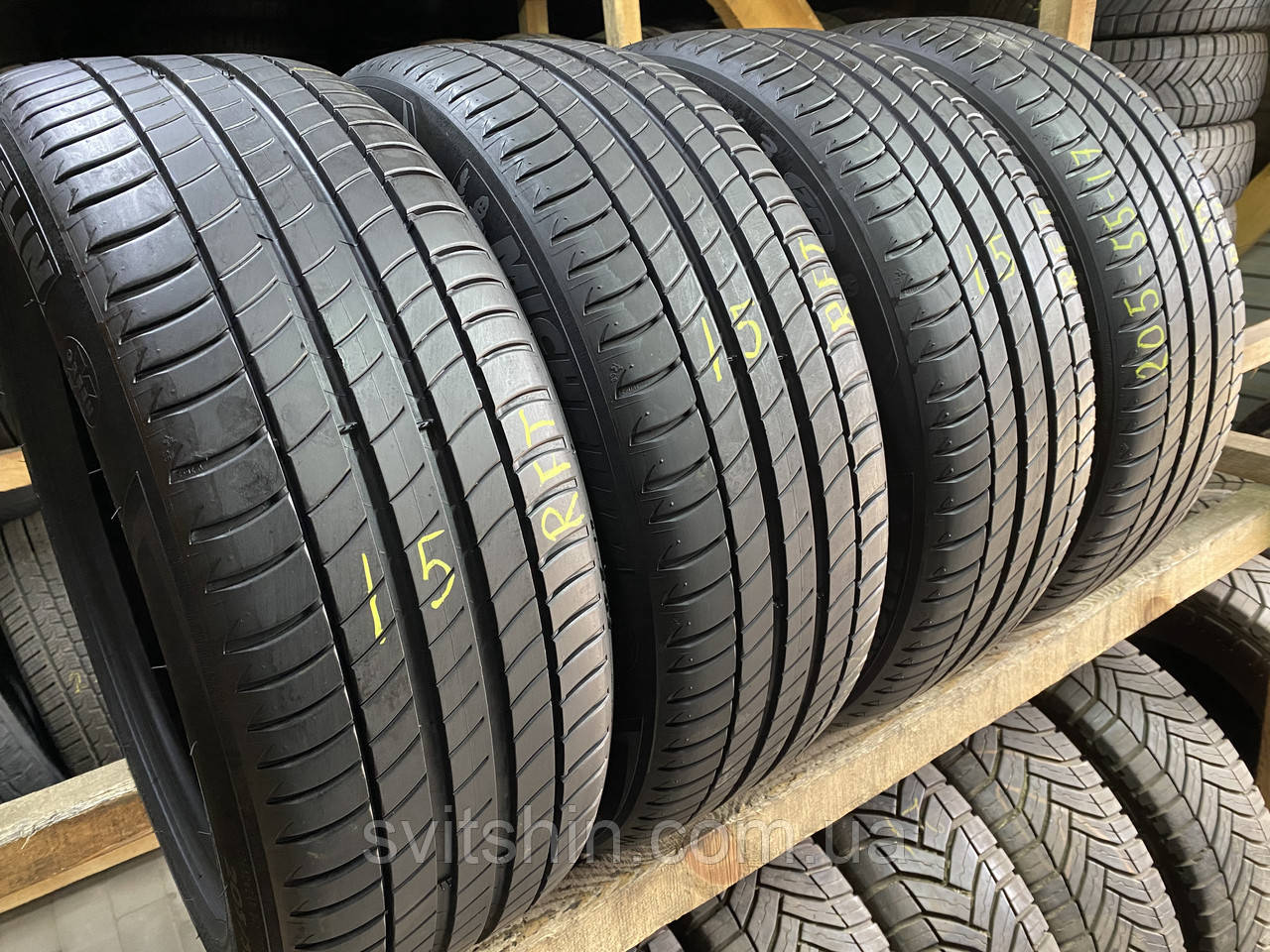 Літні шини 205/55R17 Michelin Primacy3 RFT 7мм 4шт, фото 1