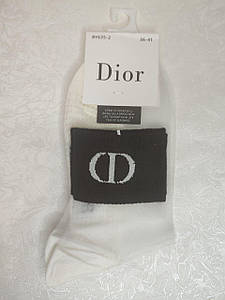 Шкарпетки жіночі Dior (36-41) сітка літній варіант