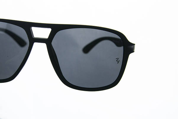Сонцезахисні окуляри RAY BAN поляризаційні UV400 (арт. RB4184) чорні/чорна оправа, фото 6
