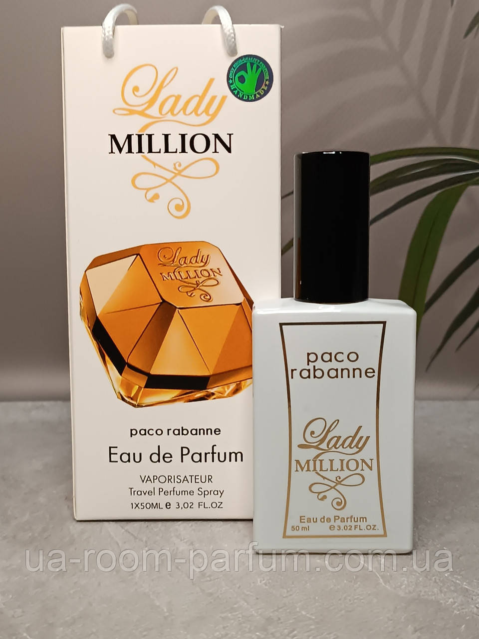 Парфуми жіночі Paco Rabanne Lady Million (Пако Рабанн Леді Мільйон) у подарунковому пакованні 50 мл.
