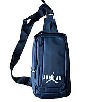 Спортивна сумка-месенджер через плечі. Зручна, повсякденна сумка. зносостійка сумка JORDAN оптом