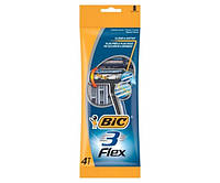 Набір бритв без змінних картриджів Flex 3 BIC 4 шт