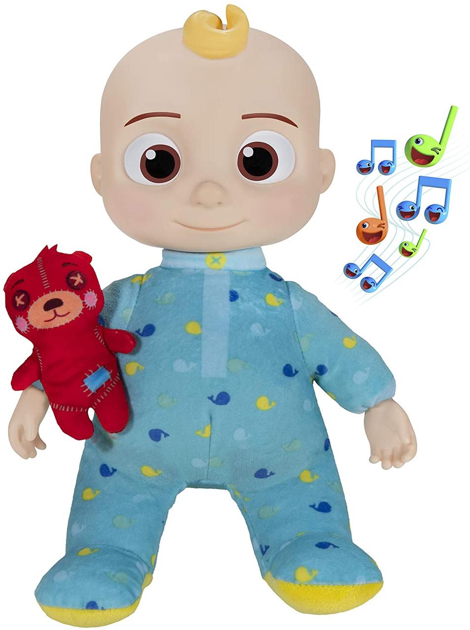 CoComelon М’яка іграшка Roto Plush Bedtime JJ Doll Джей Джей зі звуком
