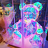 Світлодіодний ведмедик із серцем Love Bear з LED-підсвіткою 25 см Рожевий, фото 10