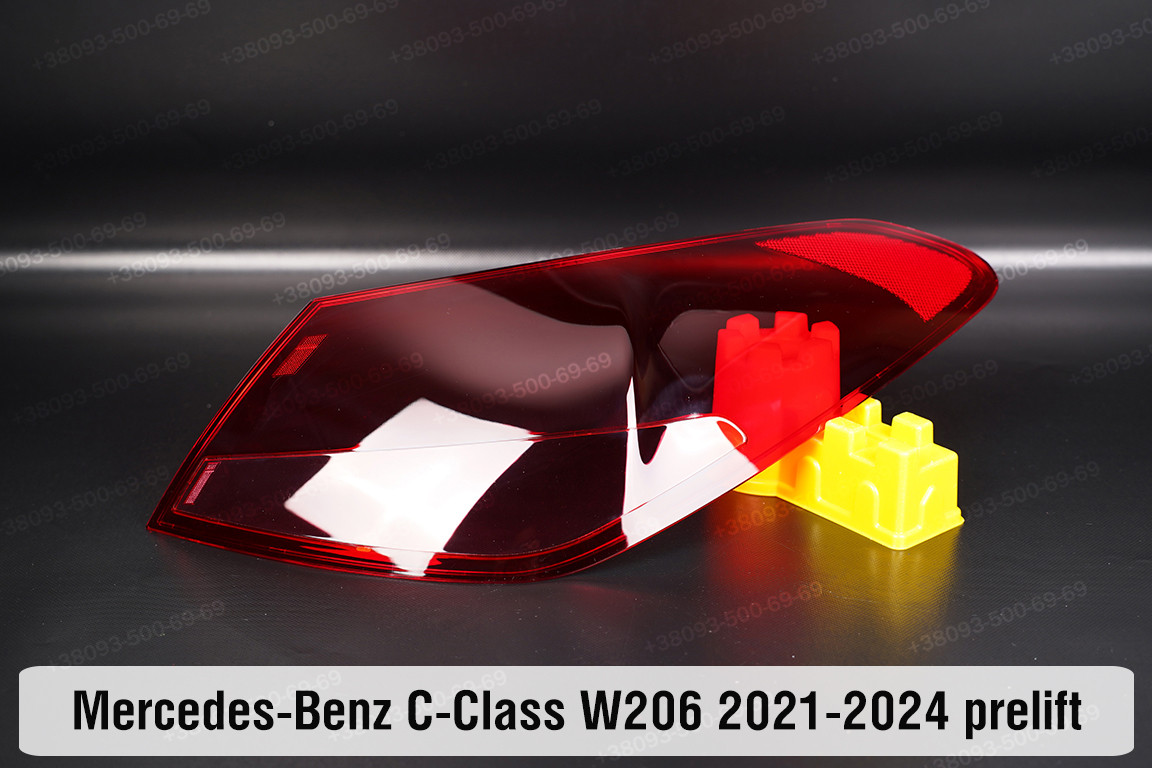 Скло заднього ліхтаря зовнішнє в крилі Mercedes-Benz C-Class W206 (2021-2024) дорест праве