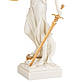 Статуетка "Феміда" 32 см полістоун білий із золотом 71832AC, фото 5