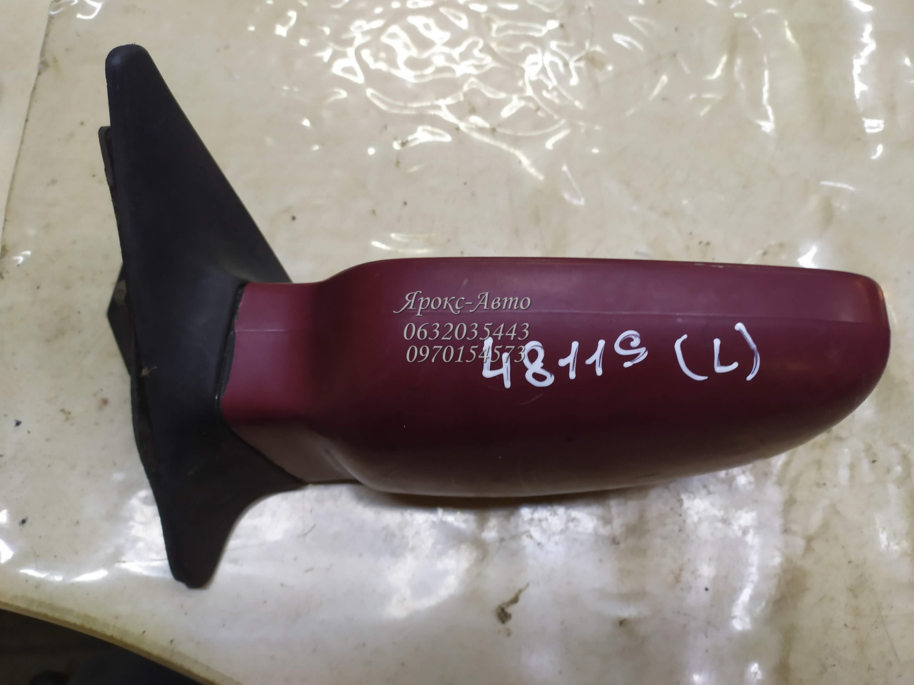 Дзеркало ліве (механічне) Ford Escort 86-90 000048119, фото 1