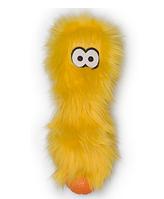 Іграшка для собак West Paw Сuster Zogoflex HardyTex пухнаста пищалка 28х8 см Жовтий (DD006LEM)