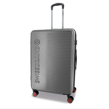 Чемодан на колесах для подорожей Swissbrand Enstone (S) Grey (SWB_LHENS801S) Швейцарія