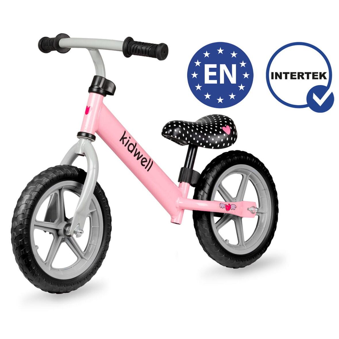 Детский транспорт для девочек беговел 2-х колесный Kidwell REBEL Pink, Детские велобеги, Беговый велосипед - фото 8 - id-p2118141802