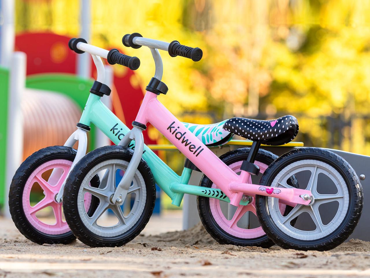 Детский транспорт для девочек беговел 2-х колесный Kidwell REBEL Pink, Детские велобеги, Беговый велосипед - фото 10 - id-p2118141802