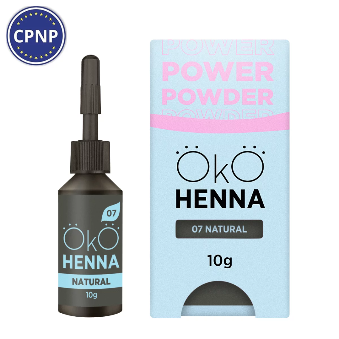 OKO Хна для брів Power Powder 07 Natural Brown, 10г