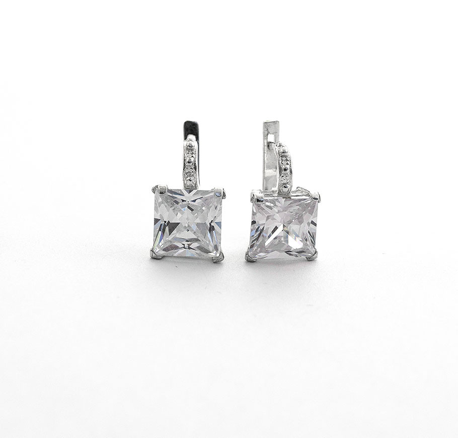 Сережки З Великим Каменем, фото 1