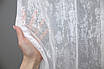 Тюль жакард, колекція "Мармур". Колір білий Код 1400т, фото 5