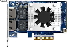 QNAP Межева карта Dual-port (10Gbase-T) 10GbE PCIe Gen3 x4