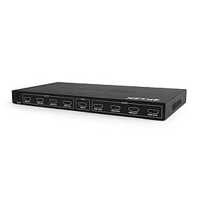 Розгалужувач HDMI сигналу, на 8 портів HDMI v. 1.4b Cablexpert DSP-8PH4-03 - MegaLavka