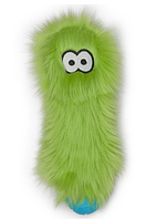 Іграшка для собак West Paw Сuster Zogoflex HardyTex пухнаста пищалка 28х8 см Салатовий (DD006LIM)