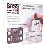 Розумні підлогові смарт ваги з програмою для смартфона через bluetooth Bass Polska BH 10101 Black (чорні), фото 8