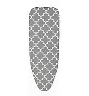 Чехол для гладильной доски M 120х42-38 см металлизированная ткань с войлоком