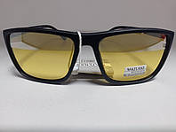 Водійські окуляри для чоловіків MATLRXS сонцезахисні поляризаційні антифари Жовті AV214