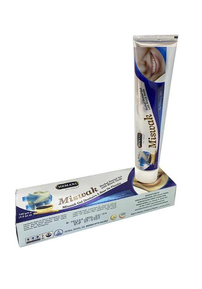 Зубна паста Hemani Miswak Місвак з екстрактом чорного Кмину 100 грам, фото 1