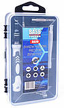 Викрутка з набором прецизійних біт для електроніки 115 в 1 з подовжувачем у кейсі Bass Polska 3820, фото 4