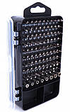 Викрутка з набором прецизійних біт для електроніки 115 в 1 з подовжувачем у кейсі Bass Polska 3820, фото 5