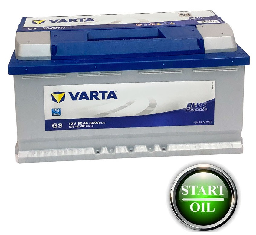 АКБ VARTA 95Ah 800A Blue Dynamic R+ G3