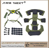 Комплект Підвісна система для каски шолому/Захисні протиударні подушки для шолома FAST або каски